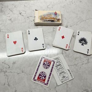 Vtg Slots A Fun Casino Las Vegas Boulevard Nevada Poker Playing Cards with Box